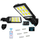 Kit de Refletores Led Solar 6000 Lumens com Sensor de Movimento - Compre 1 e leve 4